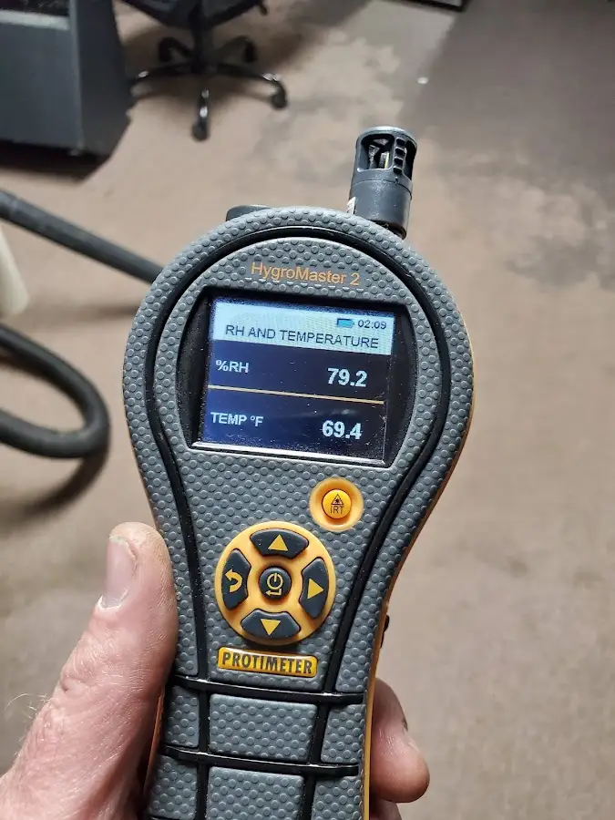 Moisture meter humidity assessment for Mold Remediation & Removal in Bessemer City